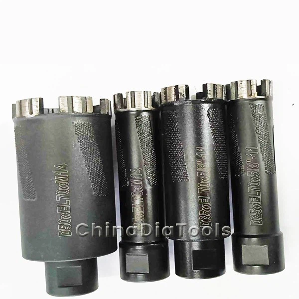 Round Dot Wall Protection Diamond Dry Drill Bit